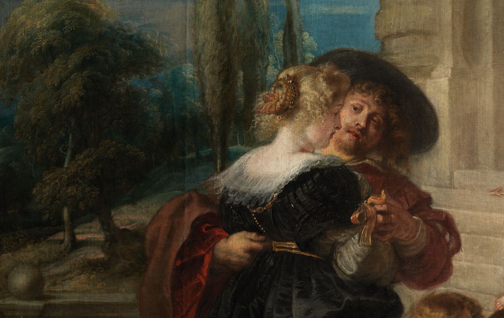 De liefdestuin - Peter Paul Rubens, ca. 1633 - detail (Madrid, Museo Nacional del Prado)