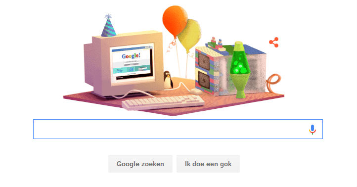 Wanneer is Google opgericht?