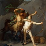 Achilles wordt door de centaur Chiron - Jean-Baptiste Regnault, 1782, Louvre, Parijs, Frankrijk