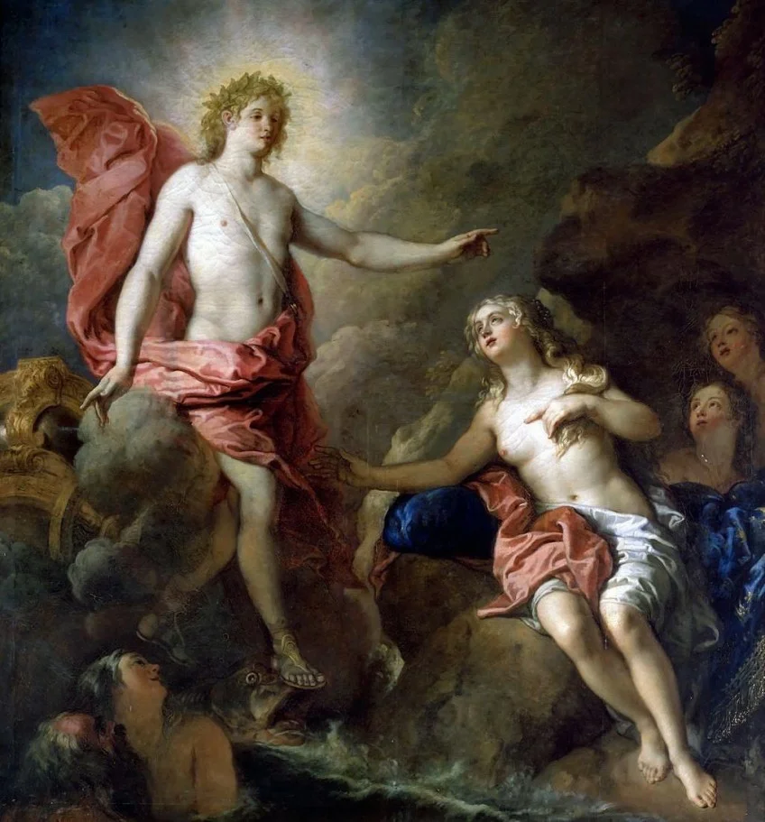 Apollo en Thetis - Charles de La Fosse