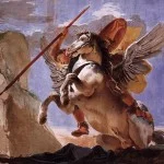 Bellerophon en Pegasus - Giovanni Battista Tiepolo