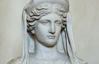 Buste van de godin Demeter