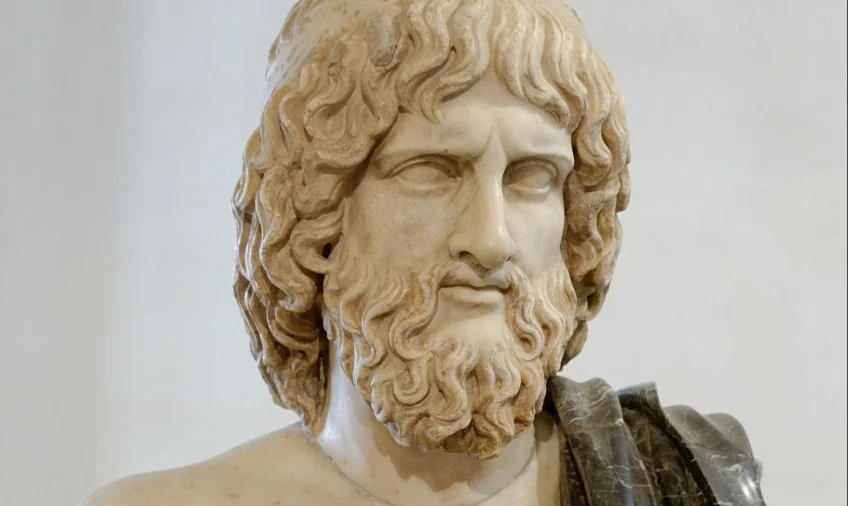 Marmeren buste van Hades - Romeins kopie naar een Grieks origineel uit de vijfde eeuw voor Christus