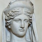 Buste van de godin Demeter, kopie van Grieks origineel uit de 4e eeuw v.Chr.