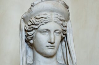 Buste van de godin Demeter, kopie van Grieks origineel uit de 4e eeuw v.Chr.