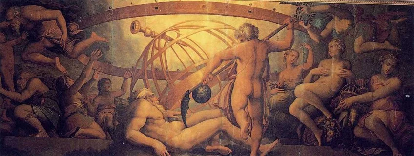 Cronus verslaat Uranus - Grigori Vasari