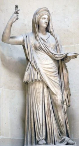 Standbeeld Hera, Camapana Collection, Louvre