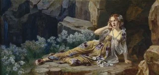 De nimf Echo - Talbot Hughes, 1900