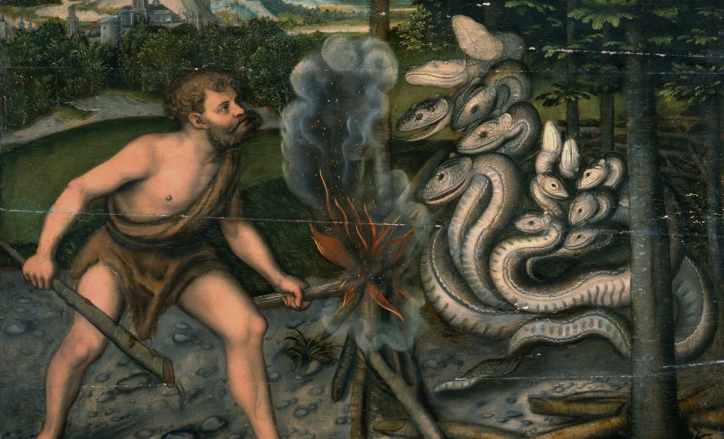Hercules en Hydra (Atelier Lucas Cranach de Oude)