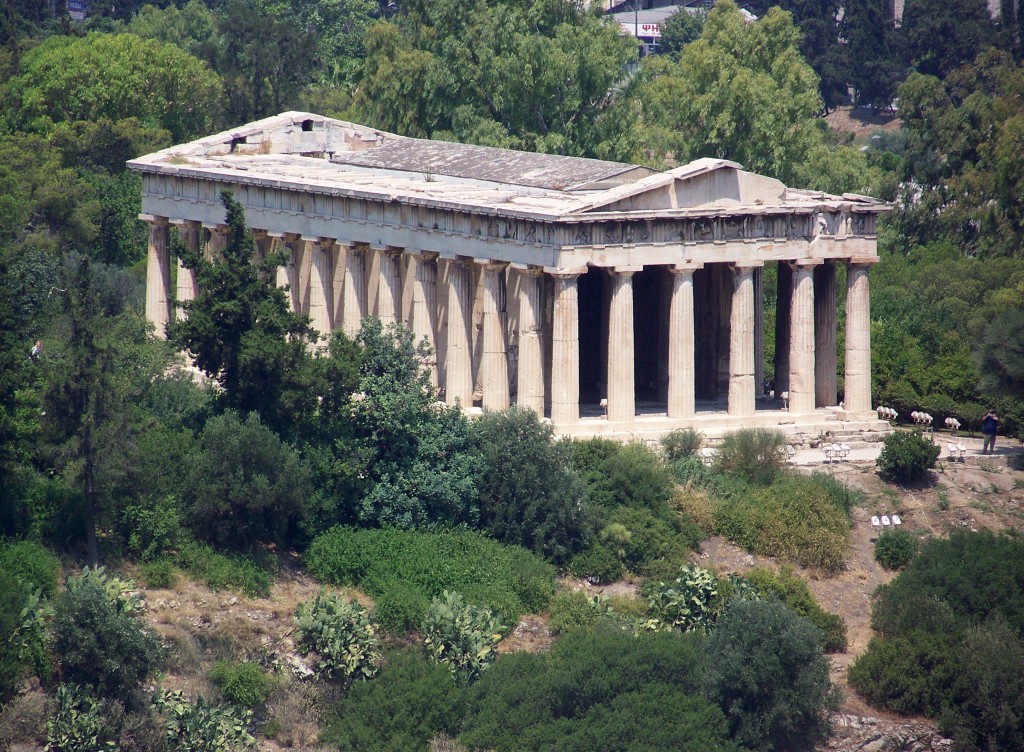 Tempel van Hephaistos in Athene - cc