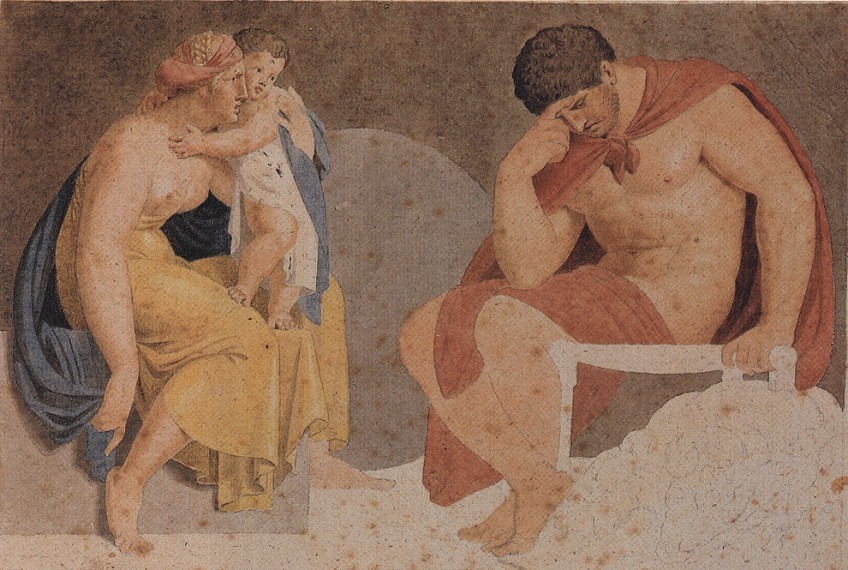 Treurende Ajax (Asmus KJacob Carstens, ca. 1791)