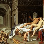 Venus (Aphrodite) en Mars (Ares) bedrijven de liefde - Carlo Saraceni (Museo Thyssen-Bornemisza)