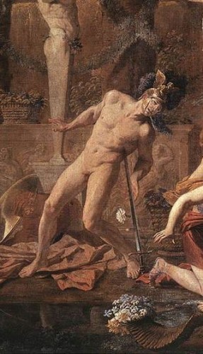 Zelfmoord van Ajax - Nicolas Poussin