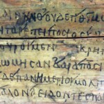 Fragment met de regels 468–473 uit het eerste boek van de Ilias