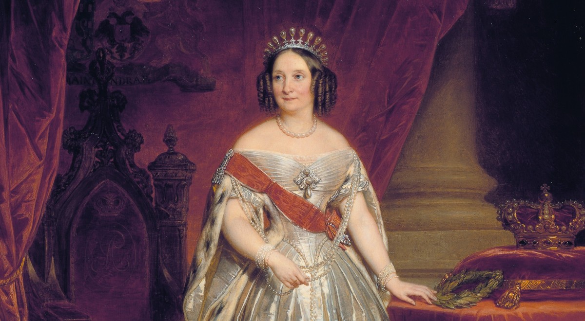 Queen Anna of the Netherlands, née Grand Duchess Anna Pavlovna of Russia *oil on canvas *286 × 200 cm *1849