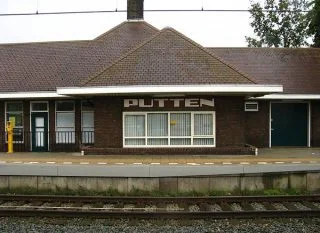 Station van Putten, vanwaar de mannen werden weggevoerd