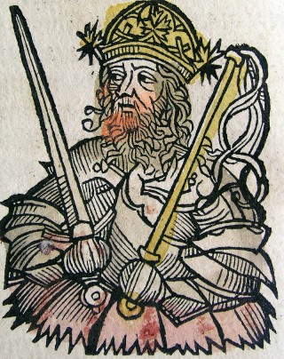 Attila in het Liber Chronicarum (1493)