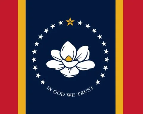 Vlag van Mississippi - Amerikaanse staat