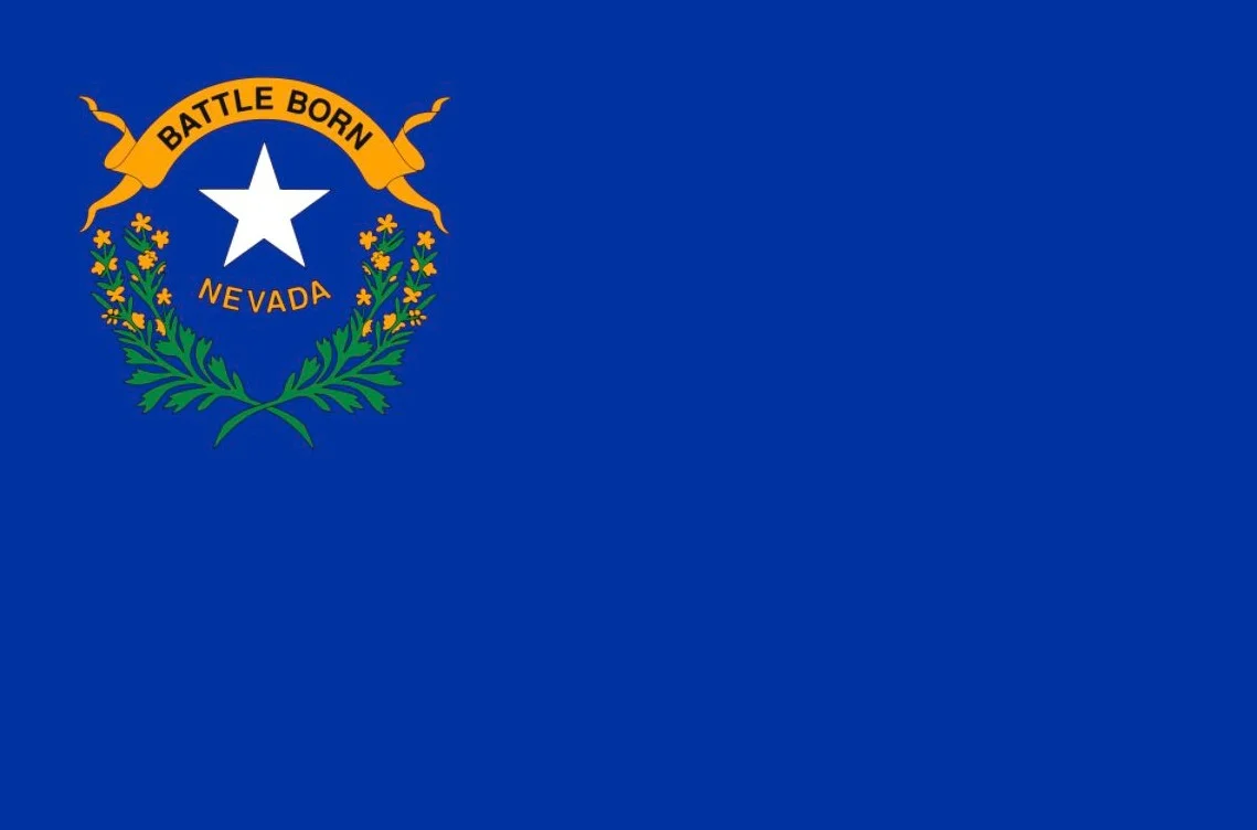 Vlag van de Amerikaanse staat Nevada