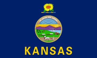 Vlag van de staat Kansas