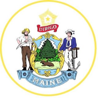 Embleem van de Amerikaanse staat Maine