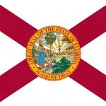Vlag van de Amerikaanse staat Florida