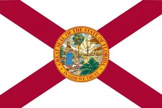 Vlag van de Amerikaanse staat Florida