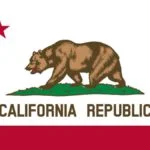 Vlag van de Amerikaanse staat Californië