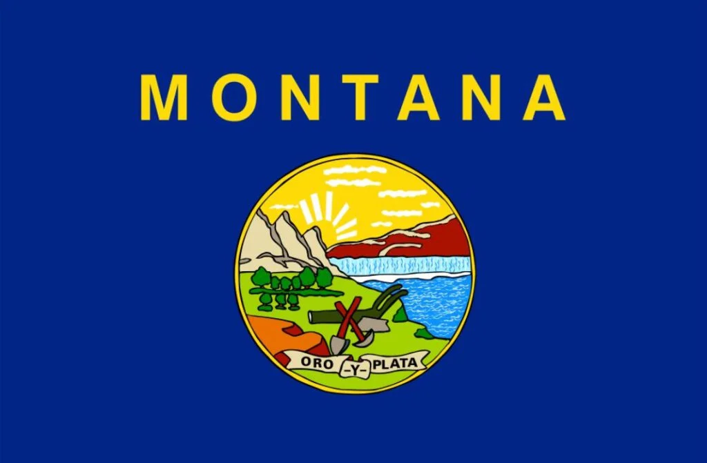 Vlag van de Amerikaanse staat Montana
