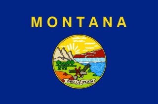 Vlag van de Amerikaanse staat Montana