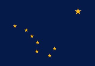 Vlag van Alaska - Amerikaanse staat