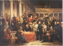 Compromis des Nobles (1849 - Edouard de Bièfve)