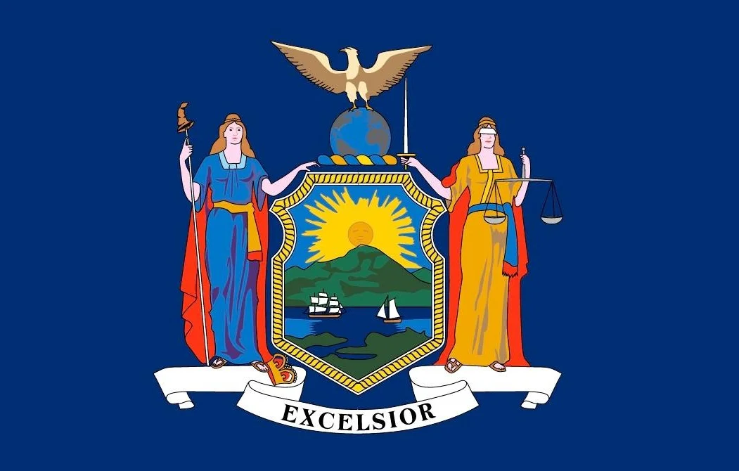 Vlag van de Amerikaanse staat New York