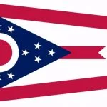 Vlag van de Amerikaanse staat Ohio