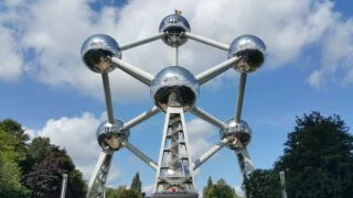 Het Atomium in Brussel