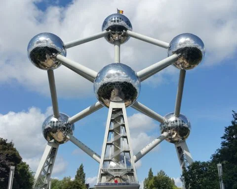 Het Atomium in Brussel