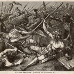 De dood van Spartacus - Hermann Vogel (1882)