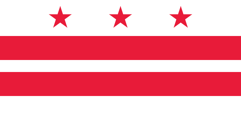 Vlag van Washington D.C.