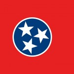 Vlag van de staat Tennessee - Verenigde Staten