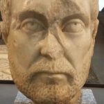 Hoofd van Diocletianus in het Nationaal Museum van Servië