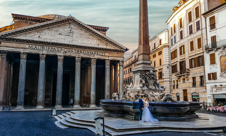 Het Pantheon in Rome (cc - Pixabay - kirkandmimi)