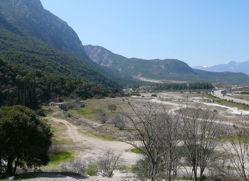 Het slagveld Thermopylae in 2007