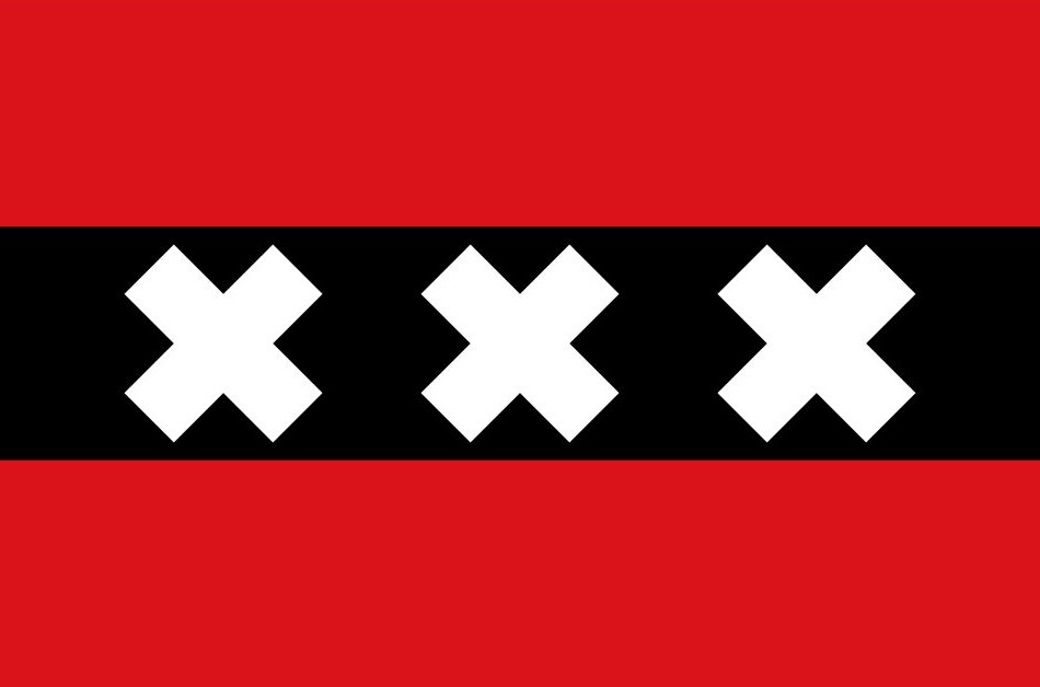 Vlag van de gemeente Amsterdam