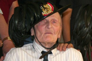 Delfino Borroni, de laatste Italiaanse veteraan van de Eerste Wereldoorlog