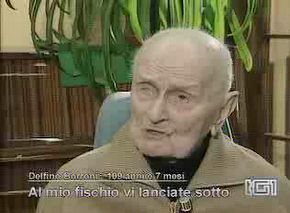 Delfino Borroni op 107-jarige leeftijd