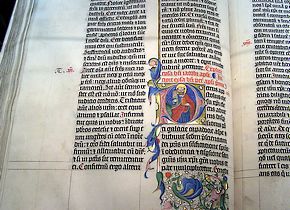 Fragment uit een bijbel uit de Middeleeuwen