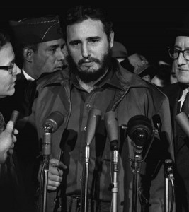Fidel Castro, kort na zijn machtsovername in 1959