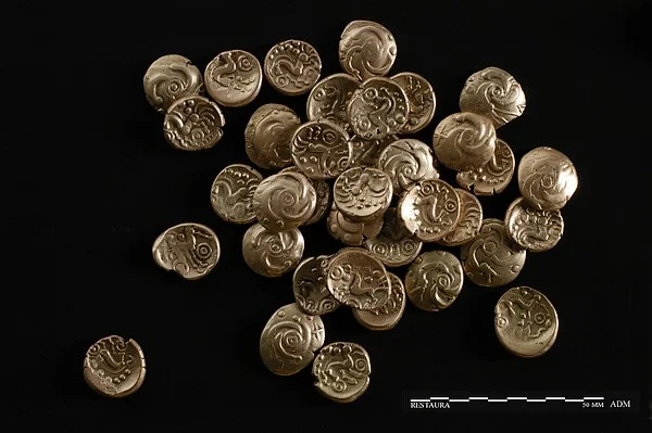 Gouden Eburonenstater, 50 v.Chr.