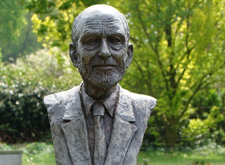 De buste van Max Douwes in zijn geboorteplaats Klijndijk (cc - Richard Broekhuijzen)