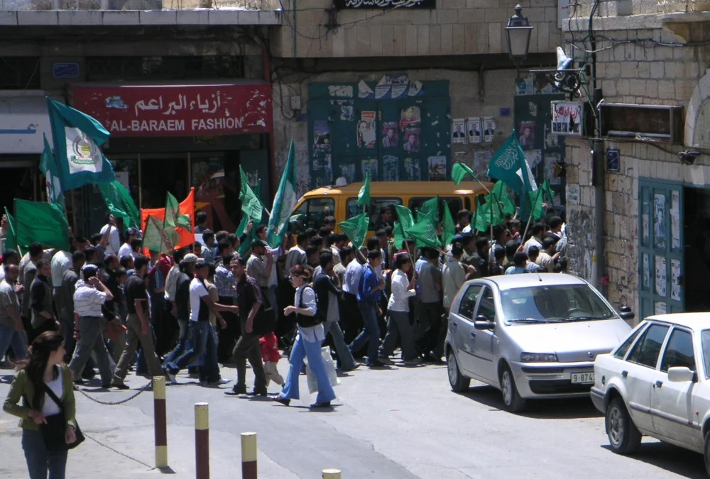 Hamas-betoging in 2006 
